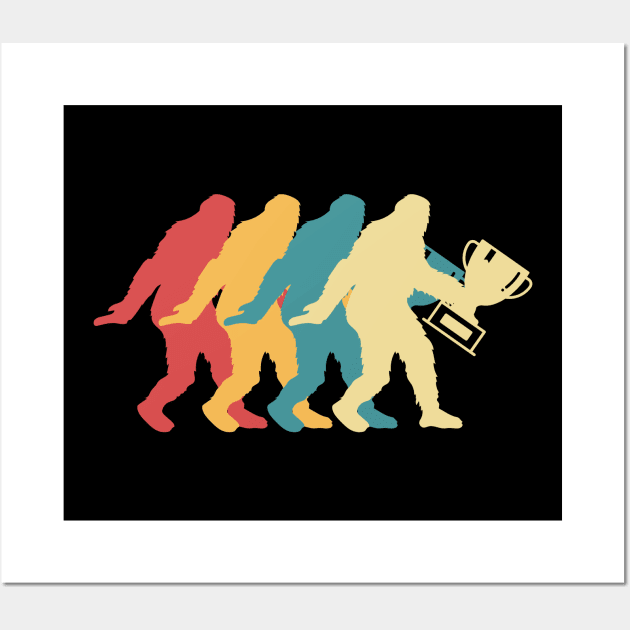 Bigfoot Hide And Seek Champion Wall Art by FullOnNostalgia